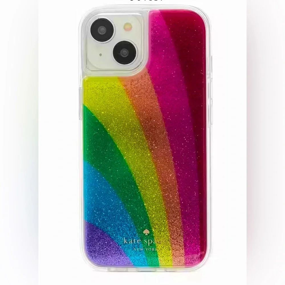 WOW*SALE NEW**Kate Spade iPhone 15 Rainbow Case Cover